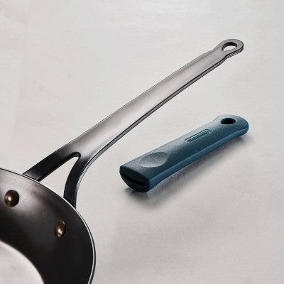 Tramontina Carbon Steel Fry Pan With Silicone Grip - Black