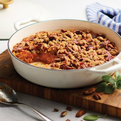 Tramontina 4qt Enameled Cast Iron Covered Braiser - Latte
