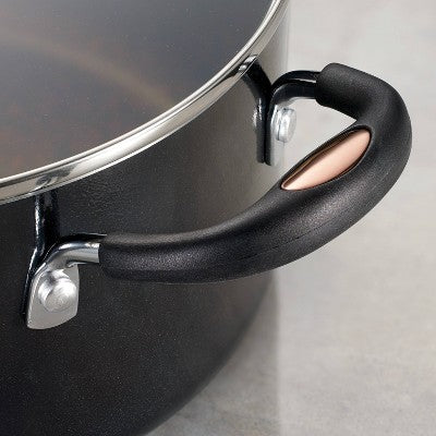 Tramontina 5.5qt Aluminum Nonstick Jumbo Cooker - Black