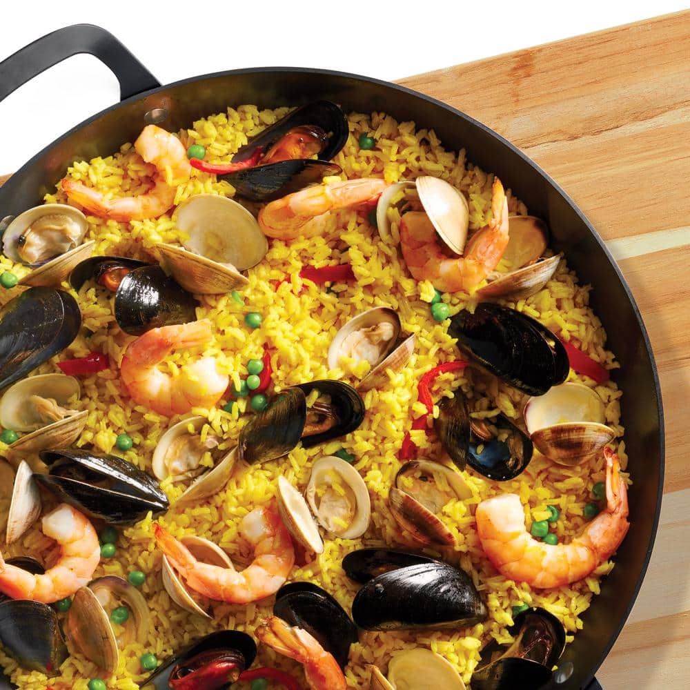 Tramontina 15 In. Carbon Steel Paella Pan