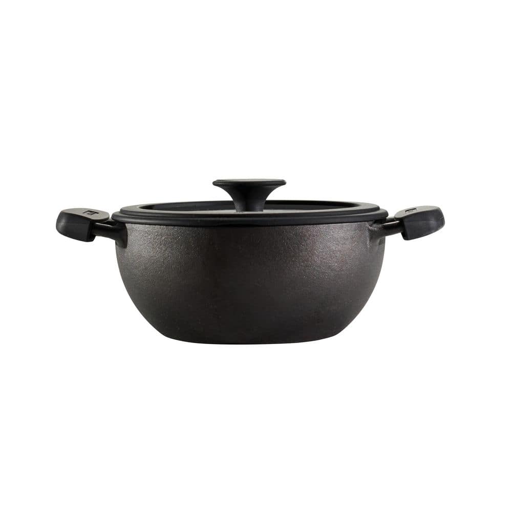 Tramontina Vue All-in-One Plus 10 In. Cast Iron Nonstick 7-Piece Pan Set In Green, Compatible With All Cooktops - 8.4 In