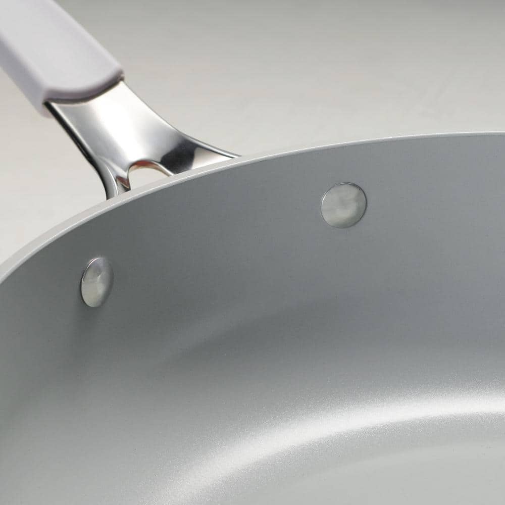Tramontina All In One Plus Pan 5 Qt. Aluminum Ceramic Nonstick, Sea Salt