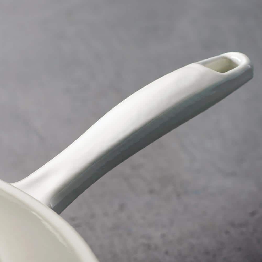 Tramontina Bestow 12 In. Enameled Cast Iron Skillet In Latte With Lid