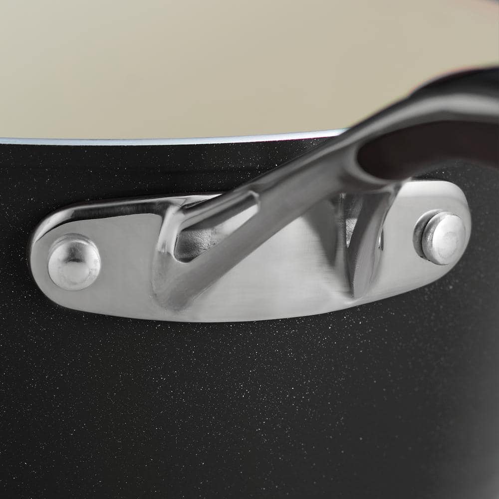 Tramontina Gourmet Ceramica Deluxe 10 In. Aluminum Ceramic Nonstick Frying Pan In Metallic Black