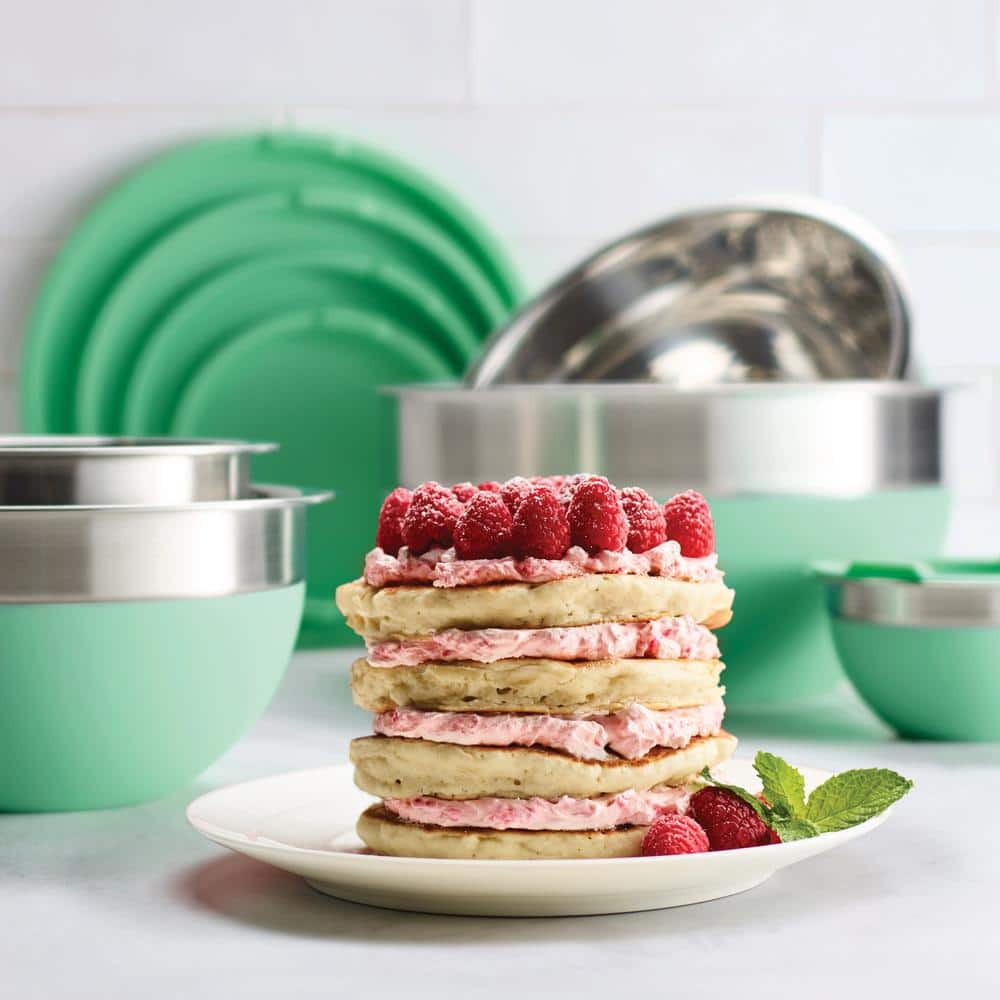 Tramontina Mint Green 10-Piece Covered Mixing Bowl Set