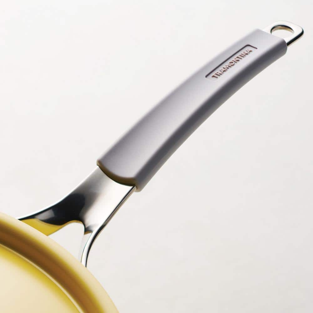 Tramontina All In One Plus Pan 5 Qt. Aluminum Ceramic Nonstick, Mustard