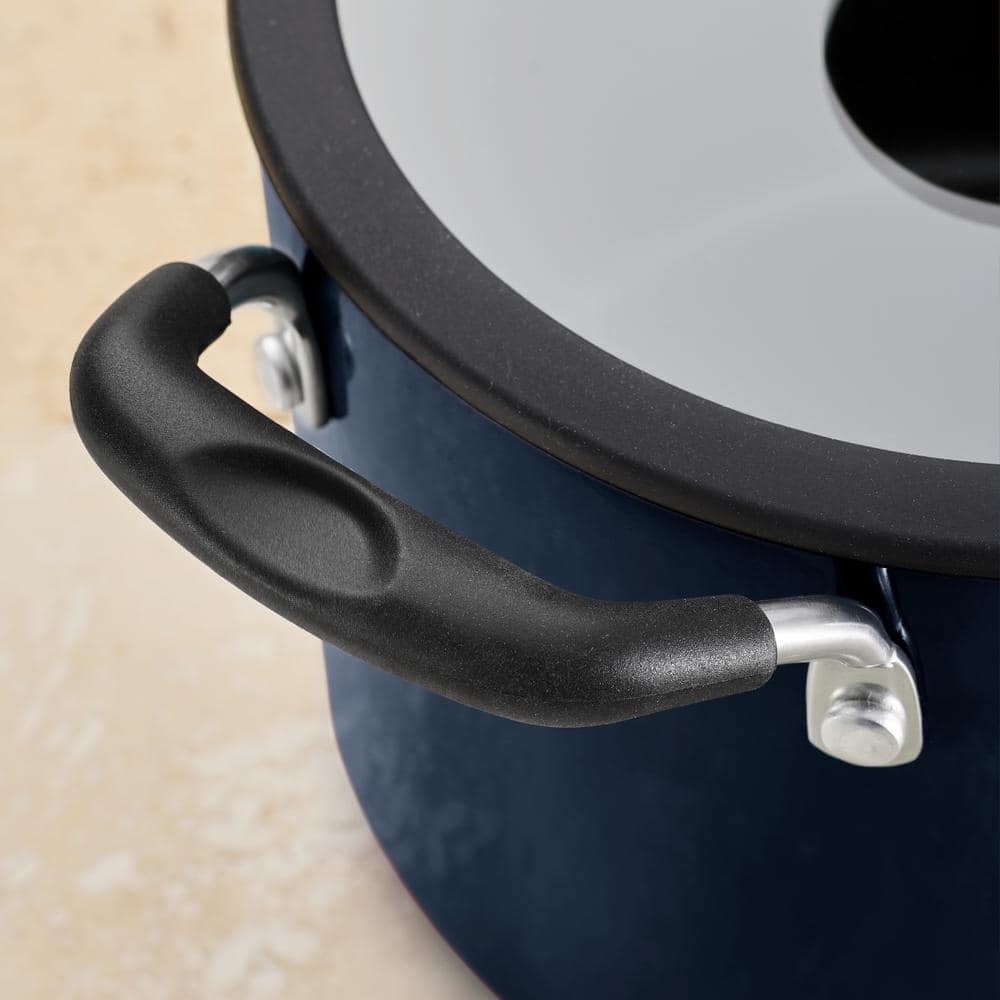 Tramontina 11-Piece Nesting Aluminum Nonstick Cookware Set In Navy