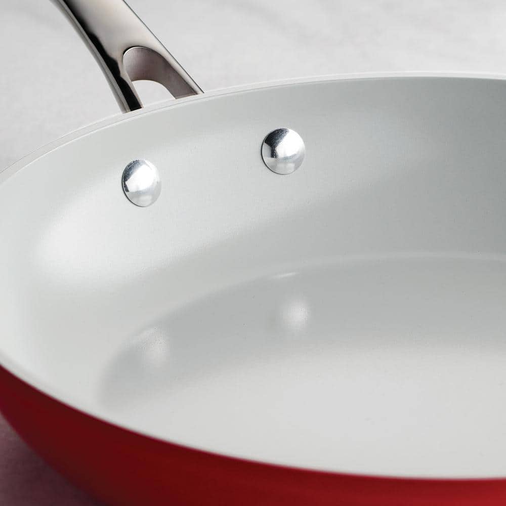 Tramontina 10 Piece Cold Forged Ceramic Cookware Set - Red
