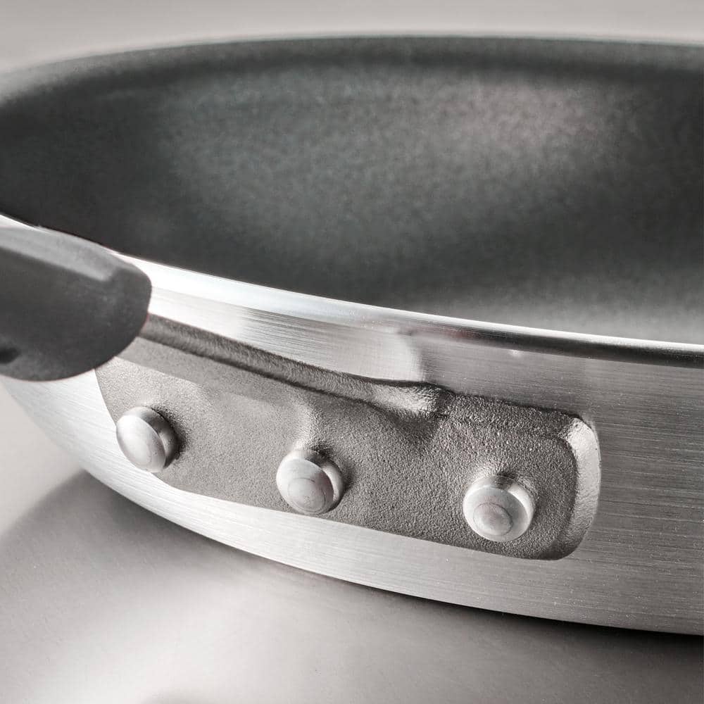 Tramontina Professional Fusion 12 In. Aluminum Frying Pan In Satin Silver