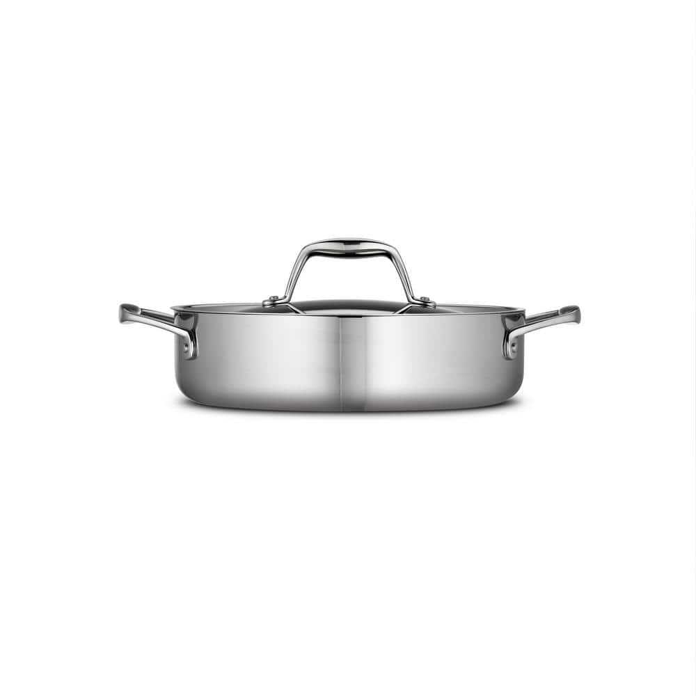 Tramontina Signature 3 Qt. Tri-Ply Clad Stainless Steel Covered Braiser