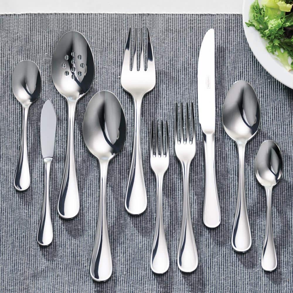 Tramontina Firenze 45-Piece 18/10 Stainless Steel Flatware (Set Service For 8)