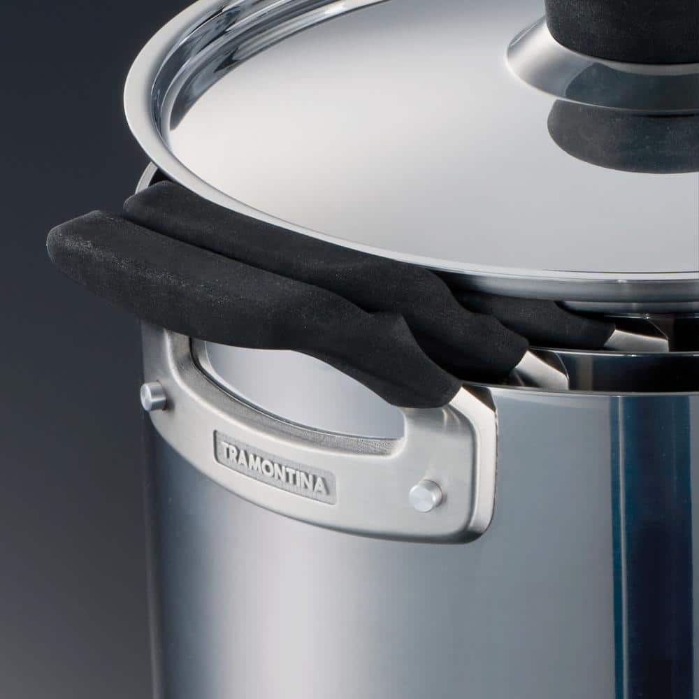 Tramontina Nesting 6-Piece Stainless Steel Tri-Ply Clad Sauce And Stock Pot Cookware Set