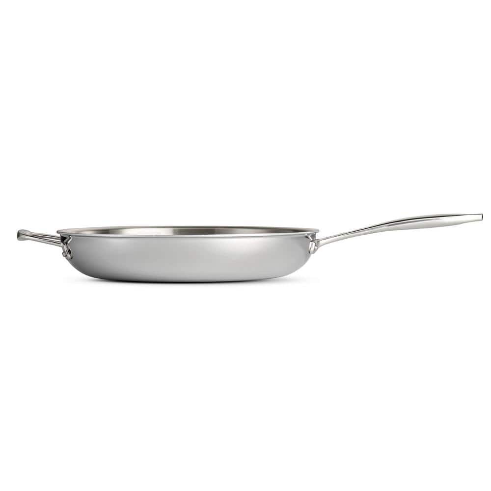 Tramontina Signature Tri-Ply Clad 12 In. Stainless Steel Frying Pan With Helper Handle