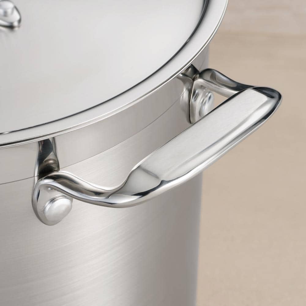Tramontina Gourmet 16 Qt. Stainless Steel Stock Pot With Lid
