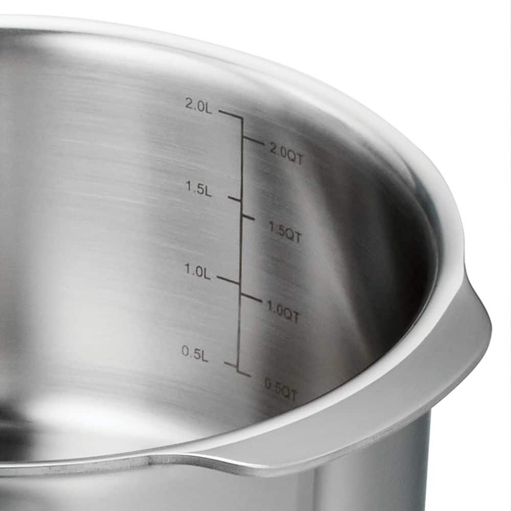 Tramontina Utsava 2.4 Qt. Tri-Ply Clad Stainless Steel Tope With Lid
