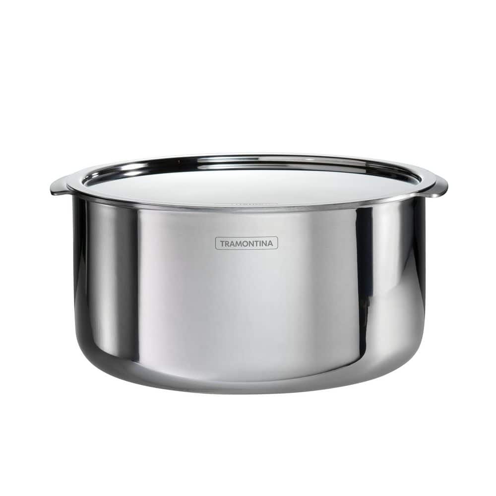 Tramontina Utsava 5.75 Qt. Tri-Ply Clad Stainless Steel Tope With Lid