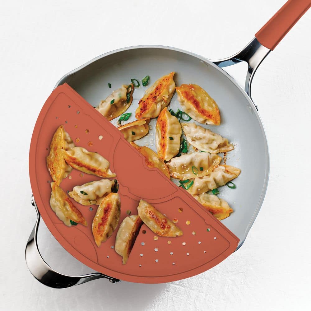 Tramontina Vue All-in-One Plus 10 In. Aluminum Nonstick 7-Piece Pan Set In Green