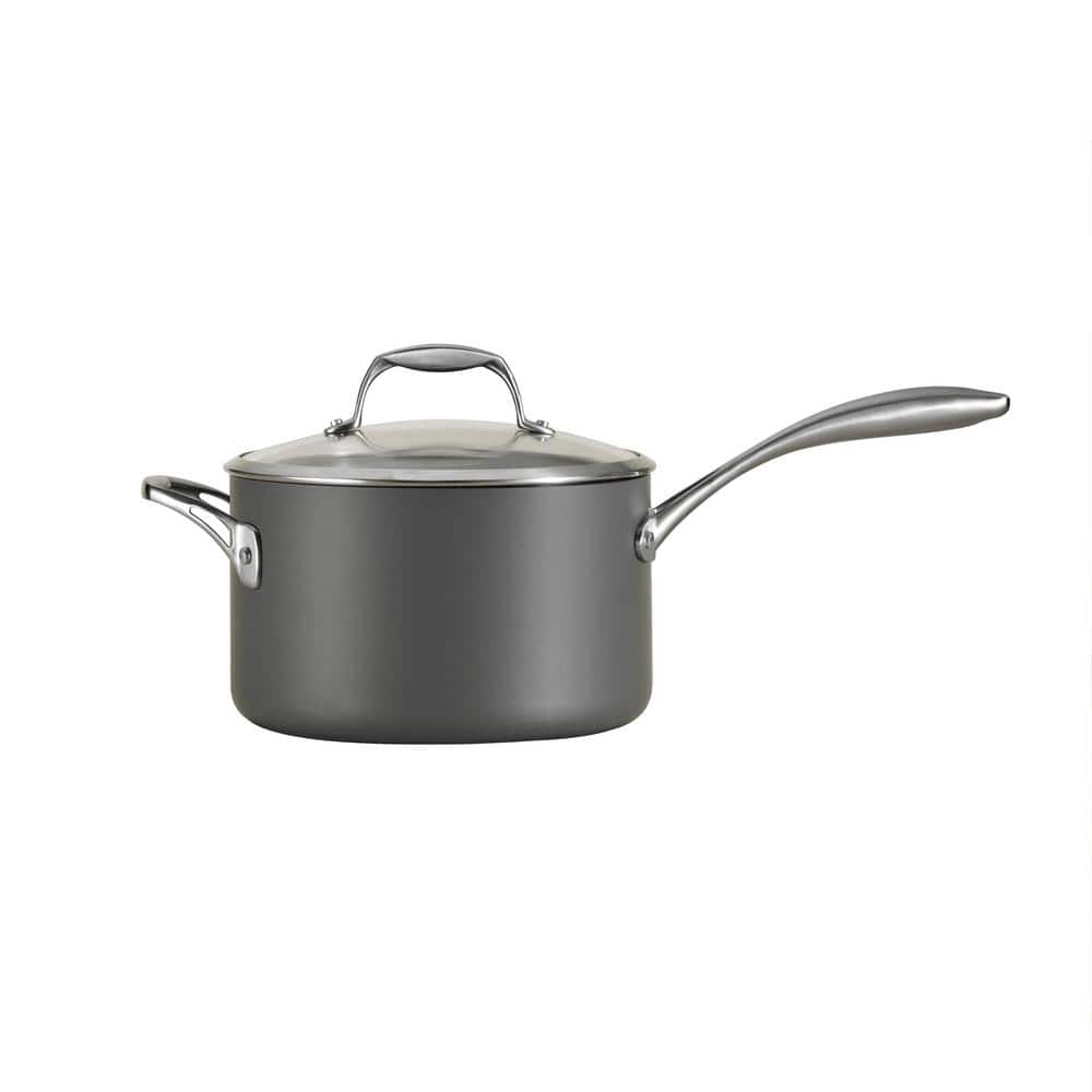 Tramontina Solara 4 Qt. Hard-Anodized Aluminum Nonstick Covered Sauce Pan