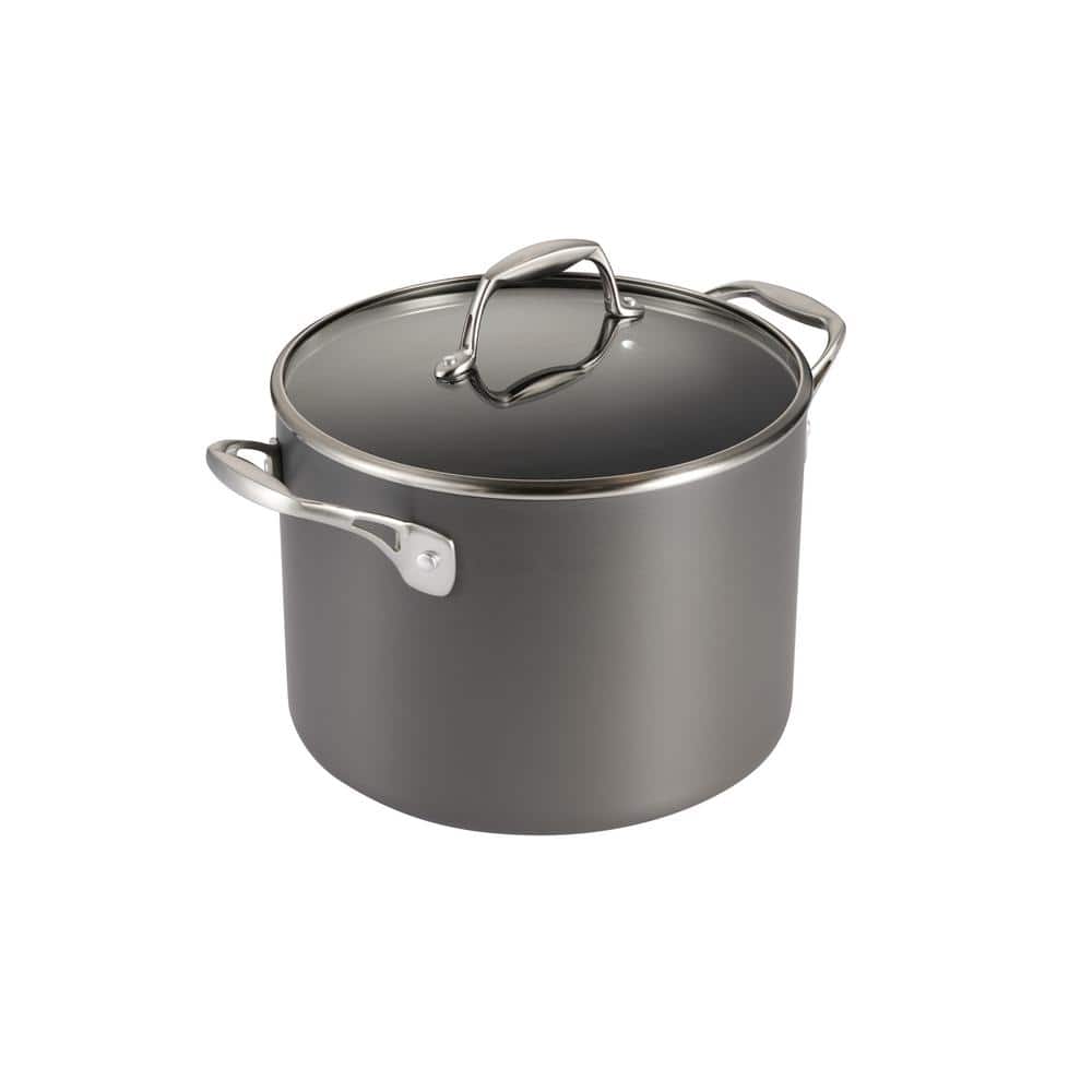 Tramontina 8 Qt. Hard-Anodized Aluminum Nonstick Covered Stock Pot