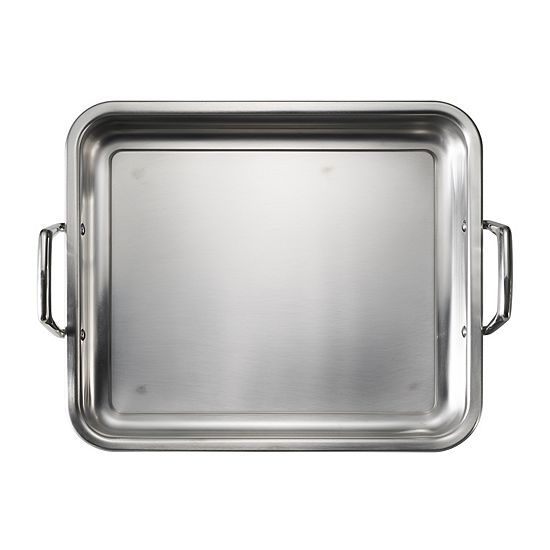  Tramontina Gourmet Prima 18/10 Stainless Steel 15-in. Roaster With Basting Grill