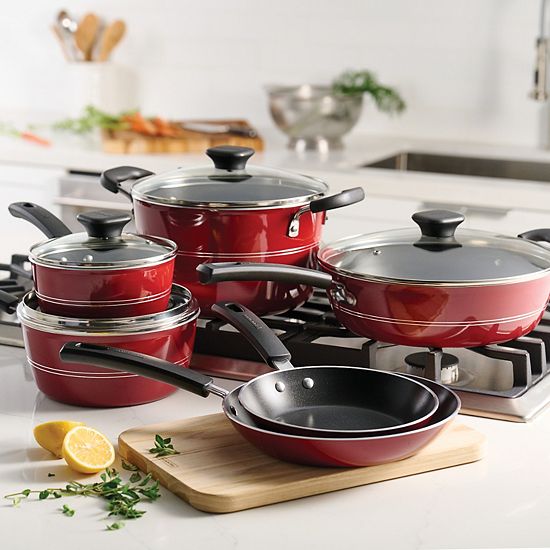  Tramontina Sicilia Aluminum Nonstick 10-Piece Cookware Set