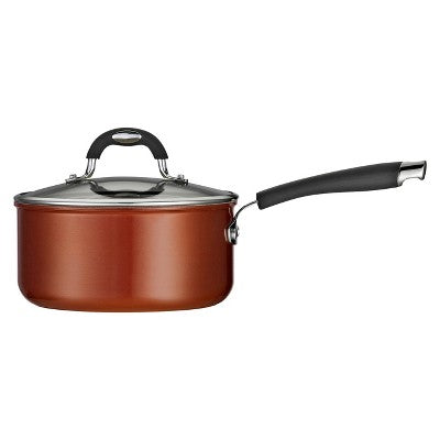  Tramontina Style Ceramica 3 Quart Aluminum Covered Sauce Pan - Metallic Copper