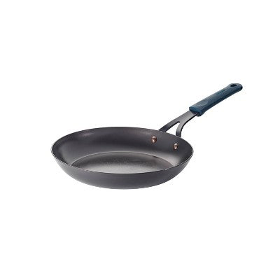  Tramontina Carbon Steel Fry Pan With Silicone Grip - Black