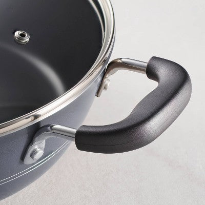 Tramontina 6qt Aluminum Non Stick Covered Stock Pot - Blue