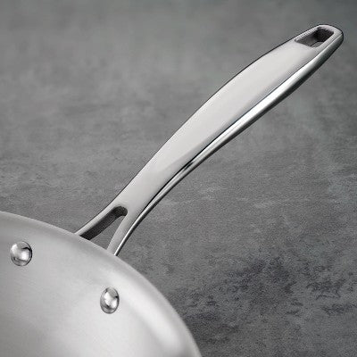  Tramontina Gourmet 10 In. Tri-Ply Clad Induction Ready Stainless Steel Fry Pan