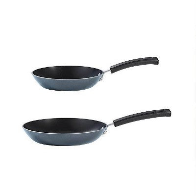  Tramontina 8" And 9.5" Aluminum Non Stick 2pc Fry Pan Set - Blue