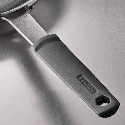  Tramontina 5.5qt Aluminum Nonstick Professional Fusion Covered Deep Fryer - Satin