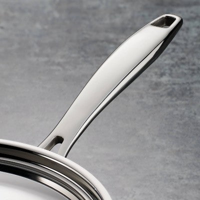  Tramontina Gourmet Tri-Ply Clad 4qt Sauce Pan With Lid Silver