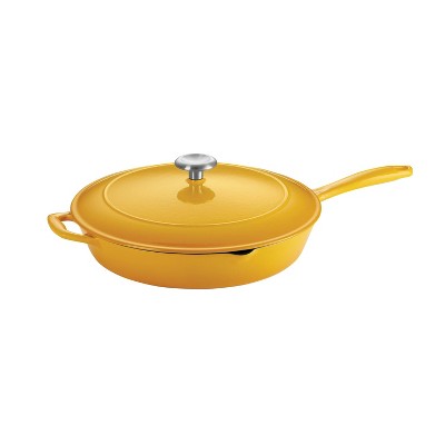  Tramontina 12” Enameled Cast Iron Skillet