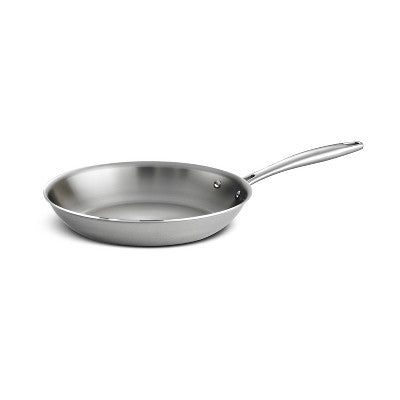  Tramontina Gourmet 10 In. Tri-Ply Clad Induction Ready Stainless Steel Fry Pan