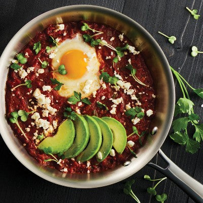  Tramontina Gourmet 8 In. Tri-Ply Clad Induction Ready Stainless Steel Fry Pan