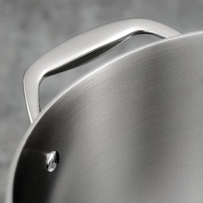  Tramontina Gourmet Tri-Ply Clad 3qt Deep Saute Pan With Lid Silver