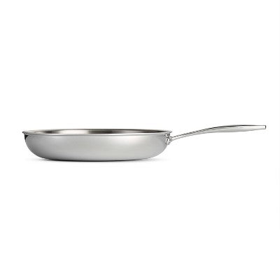  Tramontina Gourmet 12 In. Tri-Ply Clad Induction Ready Stainless Steel Fry Pan