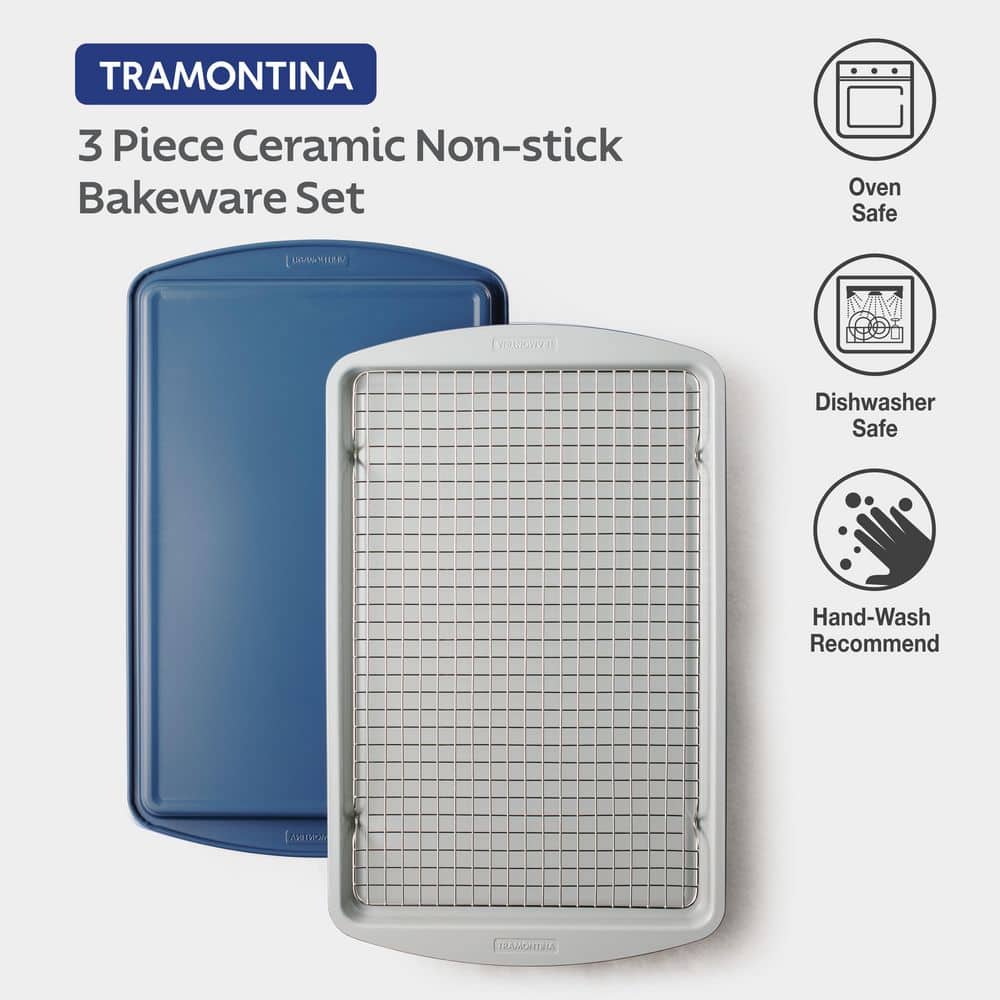Tramontina Rise 3-Piece Ceramic Non-stick Bakeware Set
