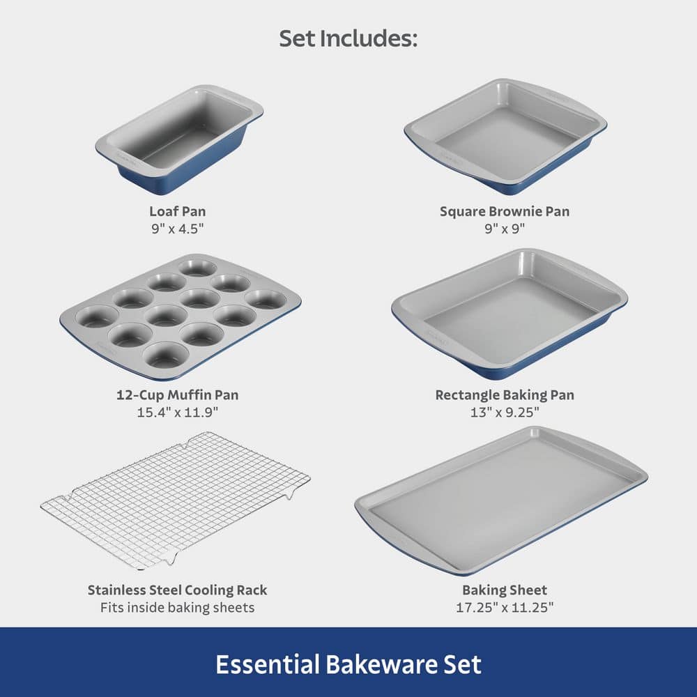 Tramontina Rise 6-Piece Ceramic Non-stick Bakeware Set