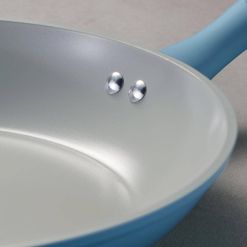 Tramontina Solara 2-Piece Blue Aluminum Induction Frying Pan Set
