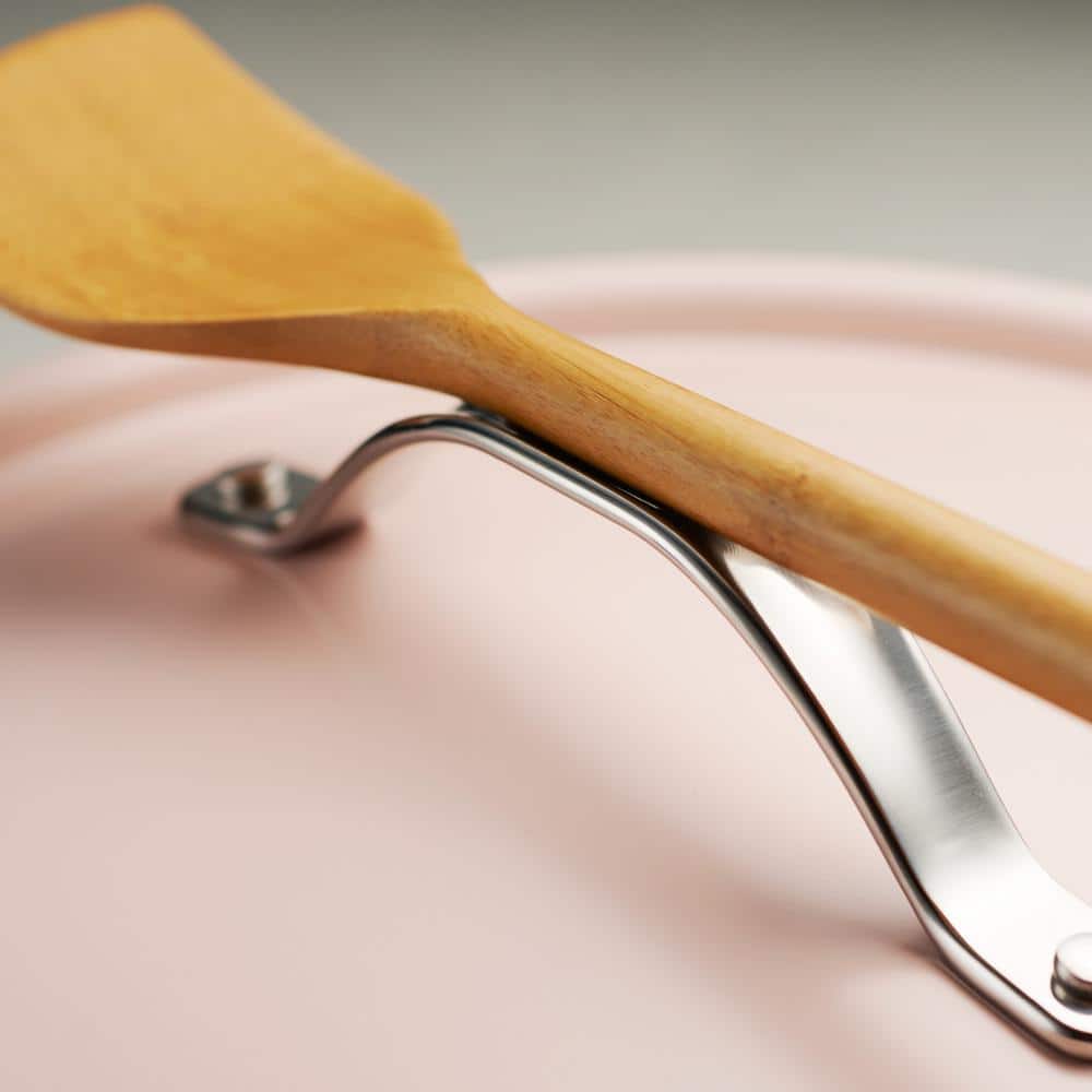 Tramontina All In One Plus Pan 5 Qt. Aluminum Ceramic Nonstick, Blush
