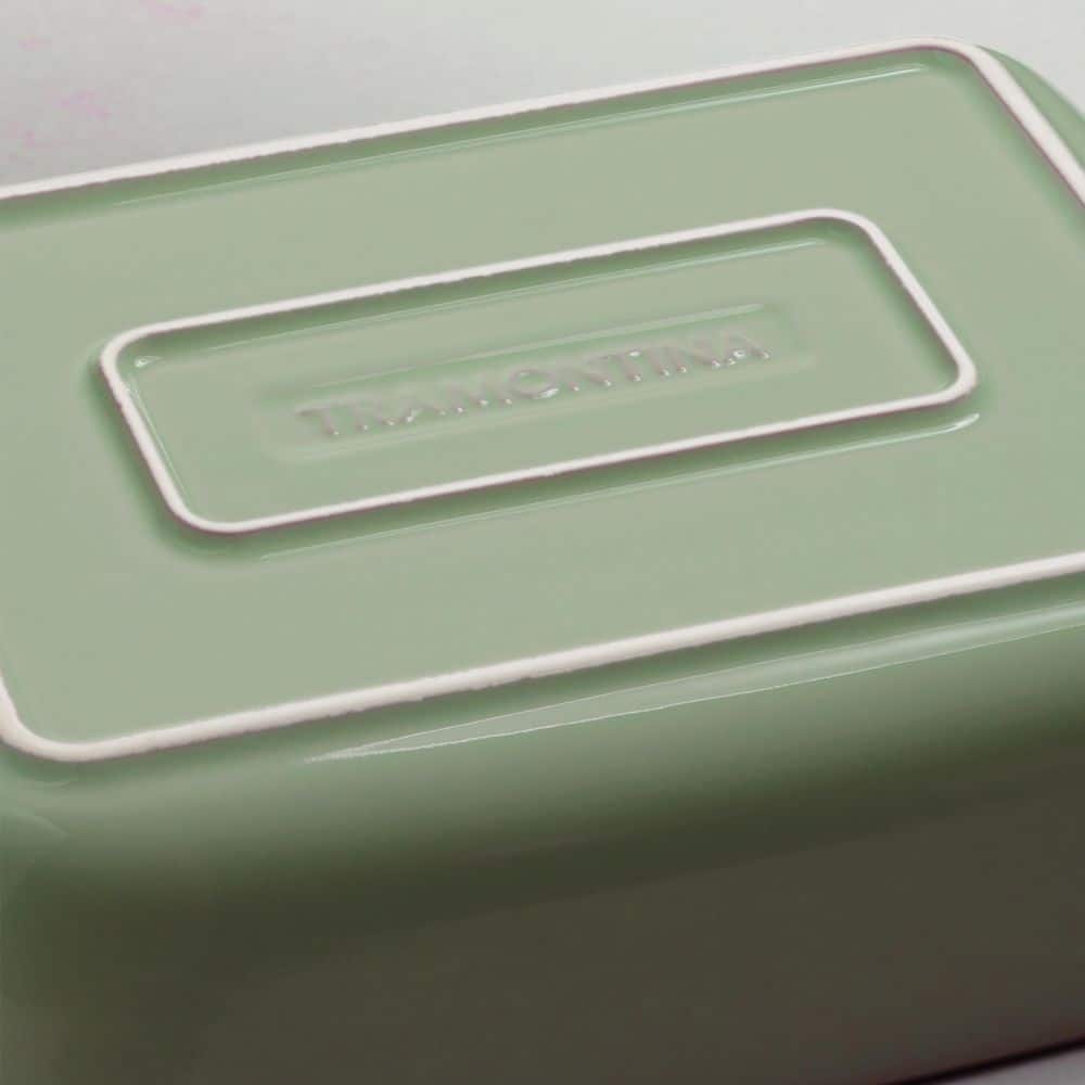 Tramontina Mae 3 Piece Ceramic Porcelain Enamel Bakeware Set-Cactus