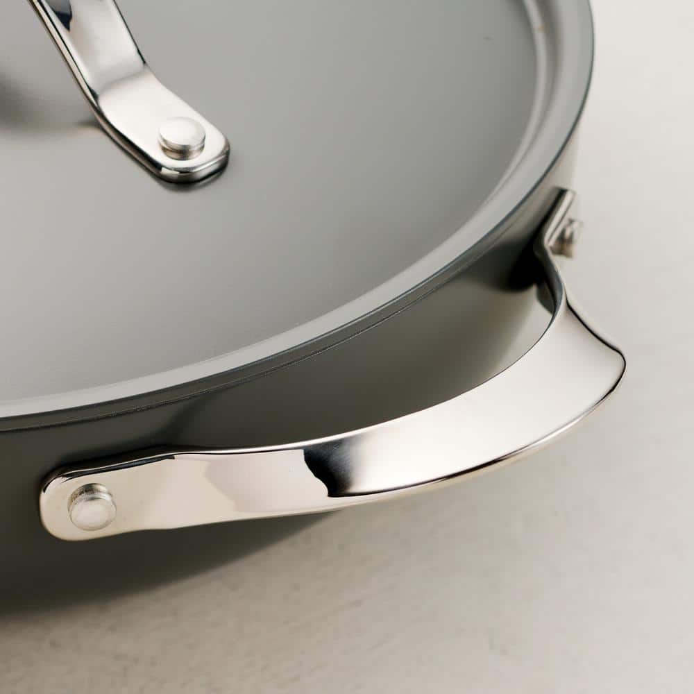 Tramontina All In One Plus Pan 5 Qt. Aluminum Ceramic Nonstick, Charcoal