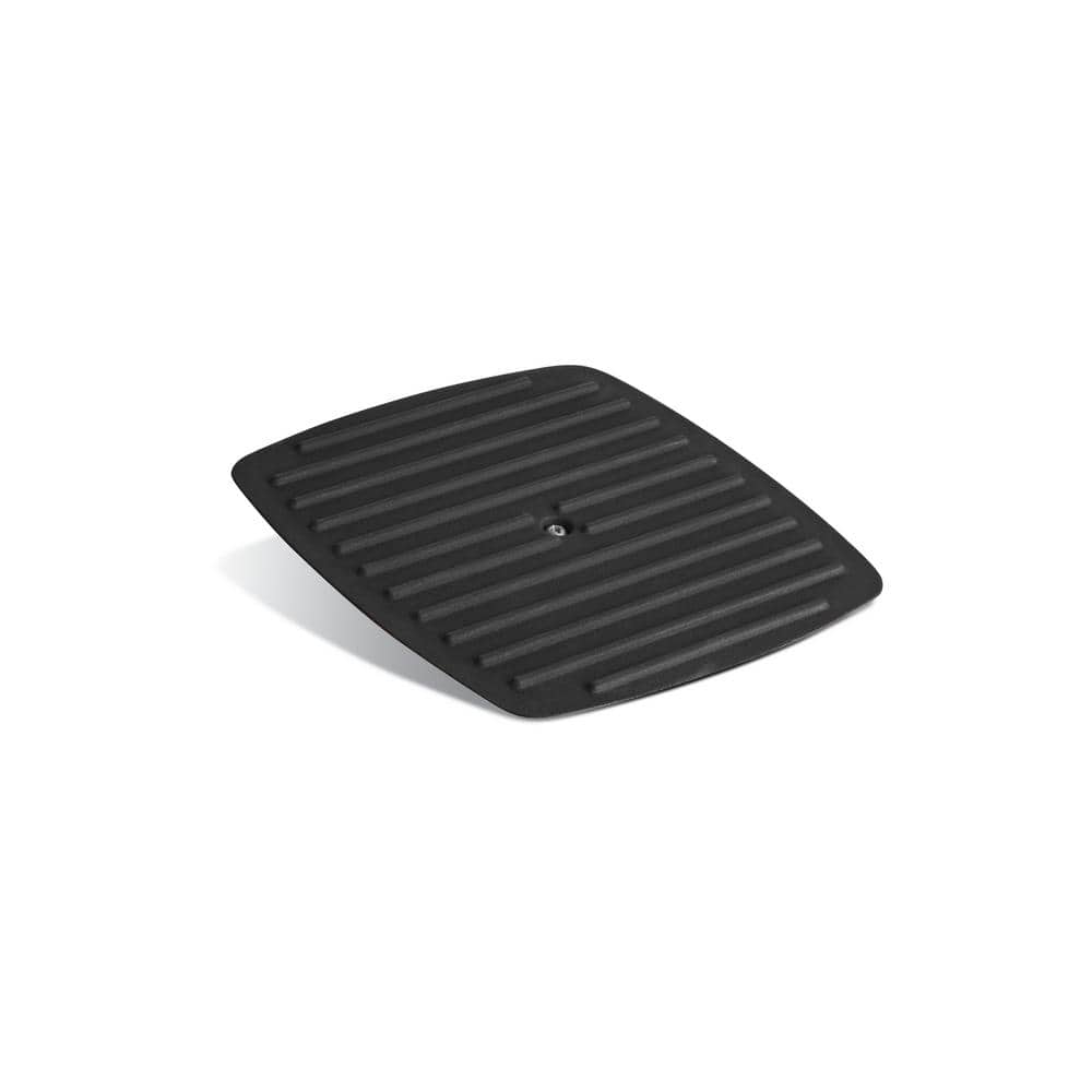 Tramontina Bestow 11.5 In. Enameled Cast Iron Grill Pan In Gradated Cobalt With Bacon Press