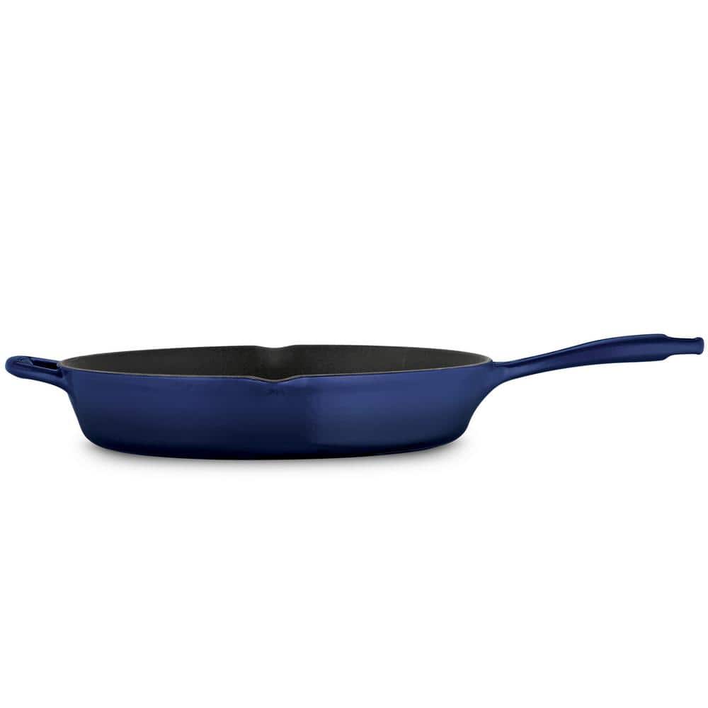 Tramontina Bestow 12 In. Enameled Cast Iron Skillet In Gradated Cobalt
