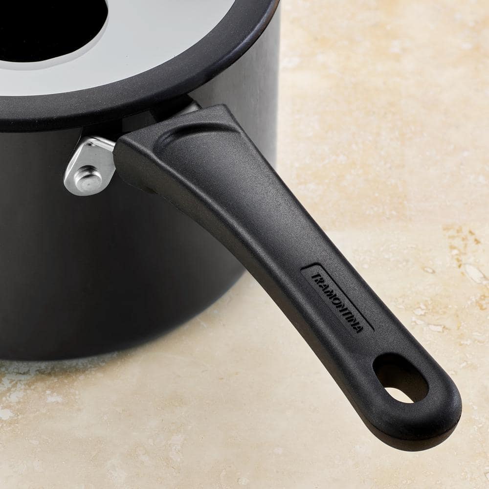 Tramontina 11-Piece Nesting Aluminum Nonstick Cookware Set In Gray