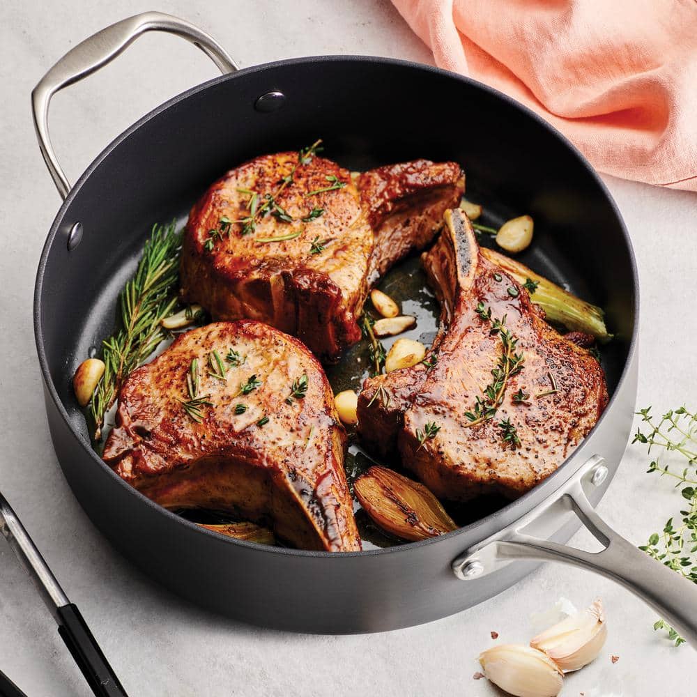 Tramontina Solara 10-Piece Hard Anodized Aluminum Cookware Set