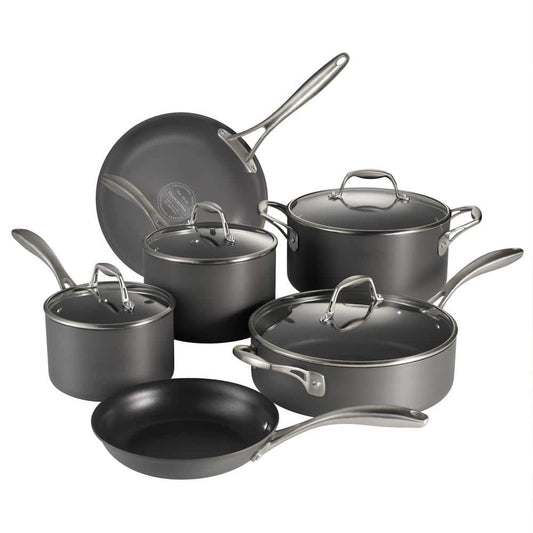 Tramontina Solara 10-Piece Hard Anodized Aluminum Cookware Set