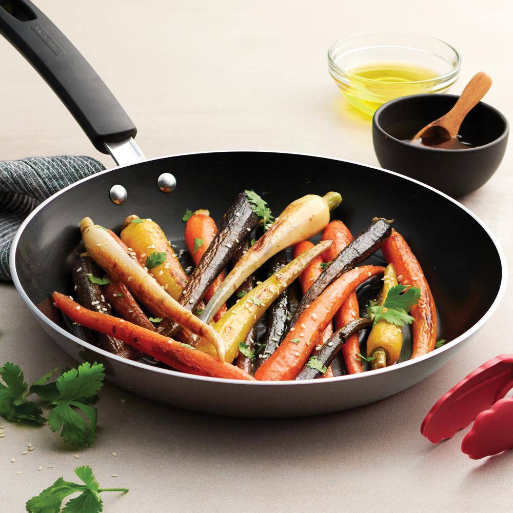 Tramontina Sicilia 11 In. Aluminum Nonstick Frying Pan In Hazelnut