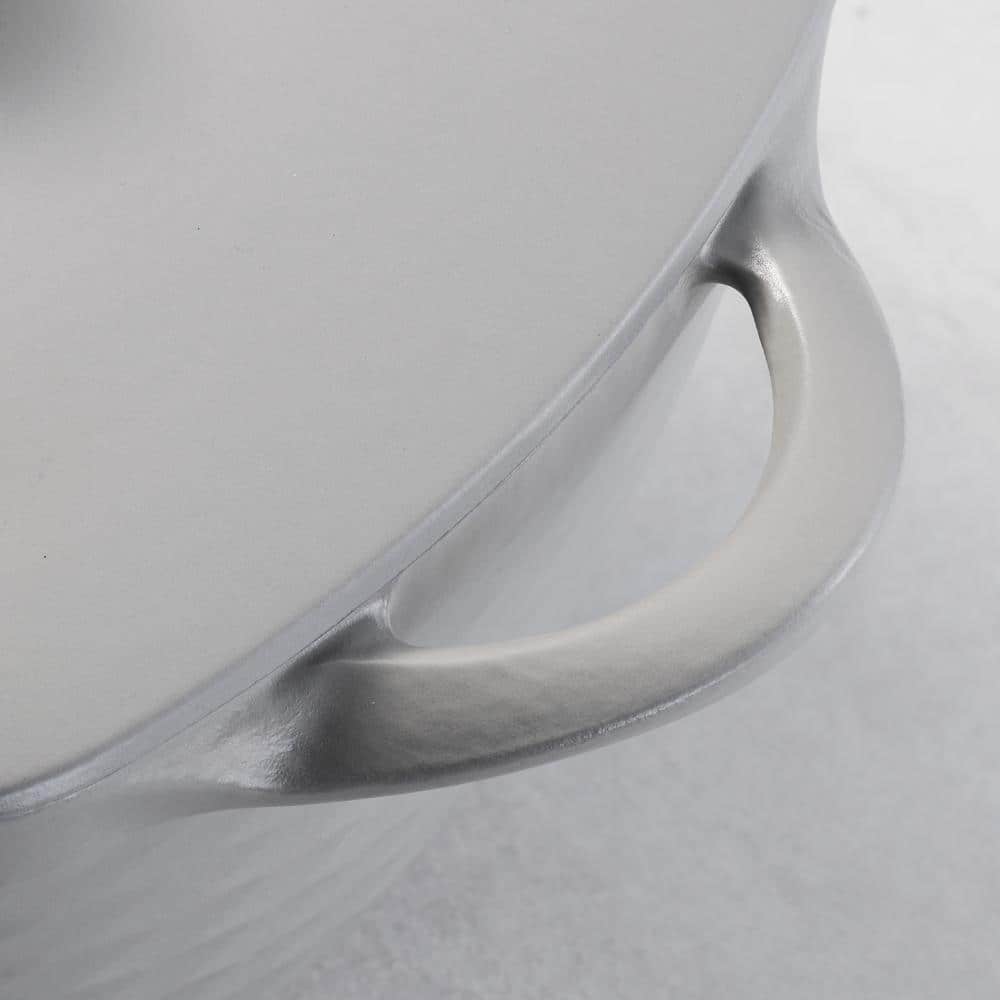 Tramontina Prisma 7 Qt. Enameled Cast Iron Covered Square Dutch Oven - Matte Gray